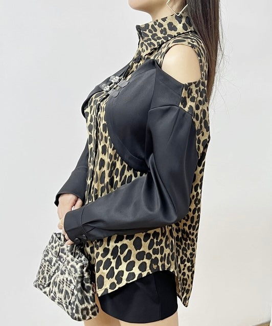 Leopard blouse